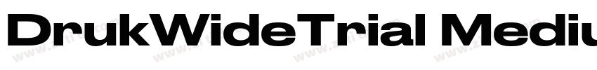 DrukWideTrial Medium字体转换